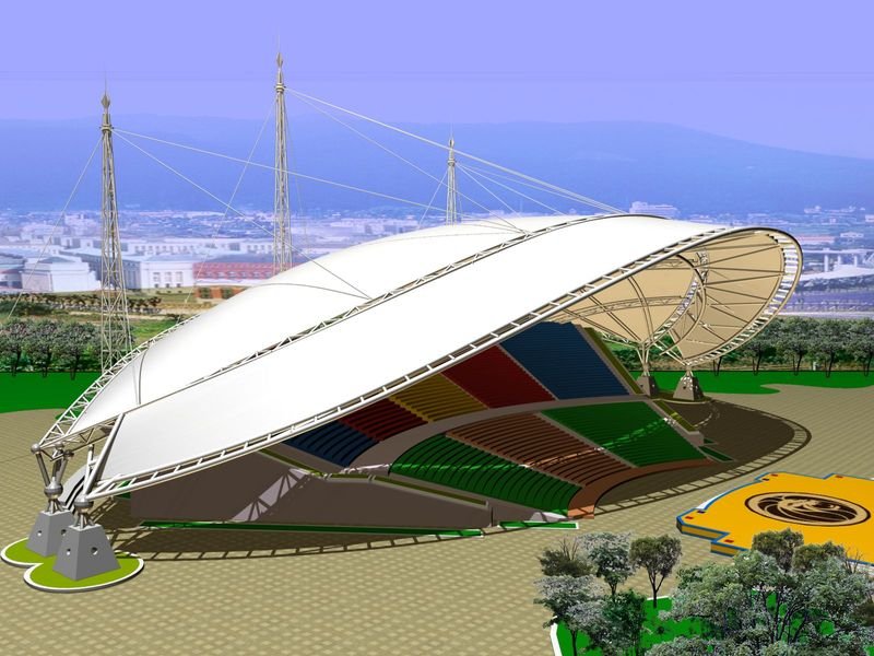 松江体育场膜结构